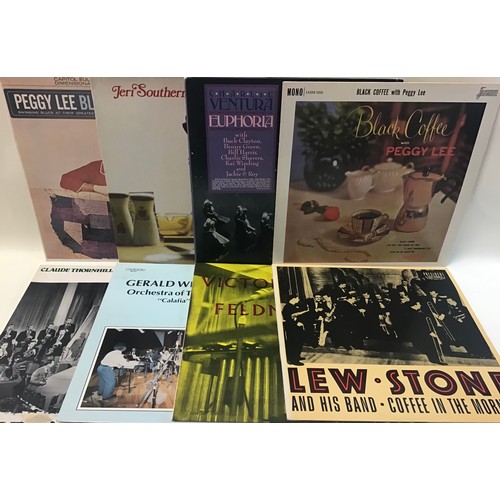 81 - LARGE SELECTION OF JAZZ / VOCALIST AND BIG BAND JAZZ VINYL LP RECORDS. Artists here include - Peggy ... 