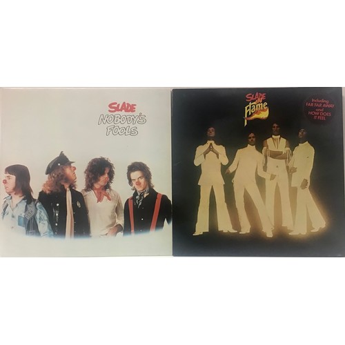 19 - COLLECTION OF VINYL LP RECORDS FROM SLADE. All found here on Polydor Records with titles as follows ... 