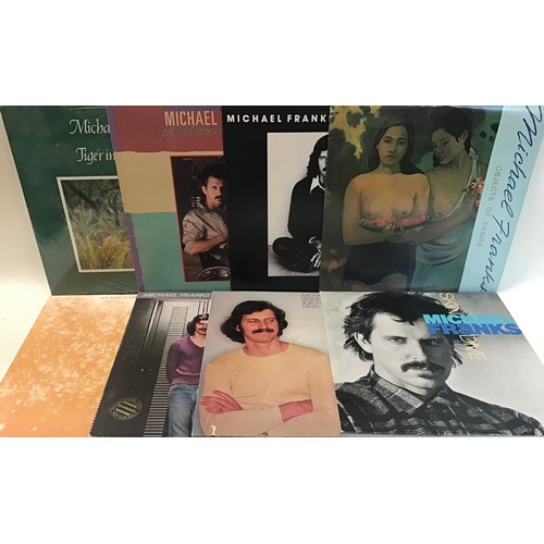 149 - MICHAEL FRANKS VINYL LP RECORDS X 8. Nice selection of Jazz Funk style albums here to include titles... 