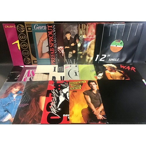 120 - COLLECTION OF VARIOUS 12” VINYL ROCK AND POP SINGLES. Artist’s to include - Bruce Springsteen - Tiff... 