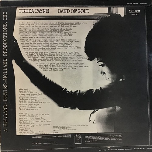 121 - FREDA PAYNE  ‘BAND OF GOLD’ VINYL  LP RECORD.  Found here on Invictus Records SVT 1001 from 1970 and... 