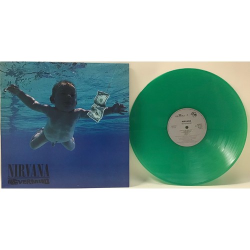 91 - NIRVANA RARE TRANSLUCENT GREEN VINYL LP. From 1999 we have this unofficial BMG Globus Release found ... 