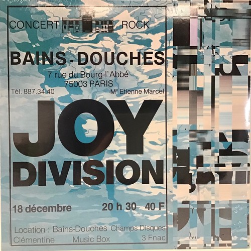 165 - JOY DIVISION ‘LIVE AT LES BAINS DOUCHES, PARIS’ VINYL SEALED LP RECORD. This is a Factory Sealed vin... 
