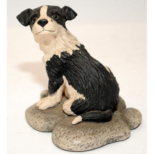 333 - Border Fine Arts 'Jocks Pride' and 'Gyp' figurines featurin Border Collies. Large piece 22cms across... 