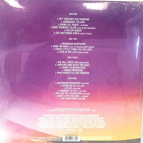 166 - QUEEN ‎– BOHEMIAN RHAPSODY ORIGINAL SOUNDTRACK VINYL LP RECORD. Released in 2018 and found here stil... 