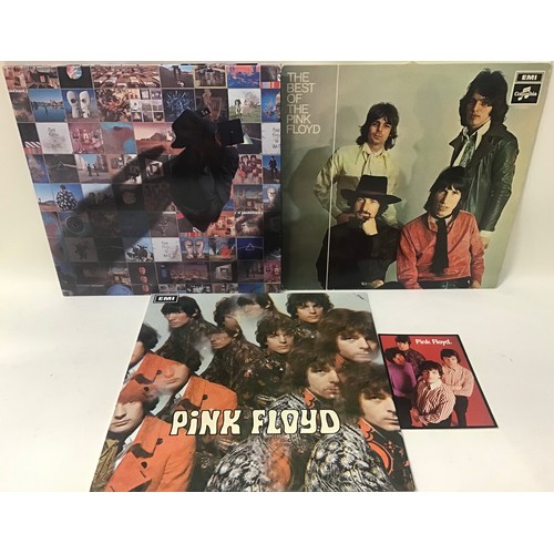 292 - PINK FLOYD VINYL LP RECORDS X 3. Here we find copies of - The Piper At The Gates Of Dawn’ on Fame FA... 