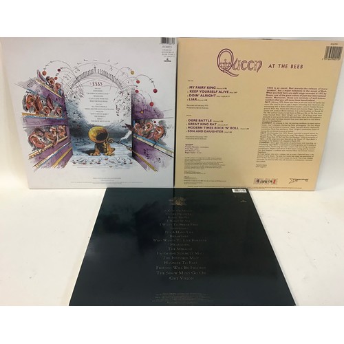 240 - QUEEN VINYL LP RECORDS X 3. Ex condition LP records here to include a copy of - Innuendo - At The Be... 