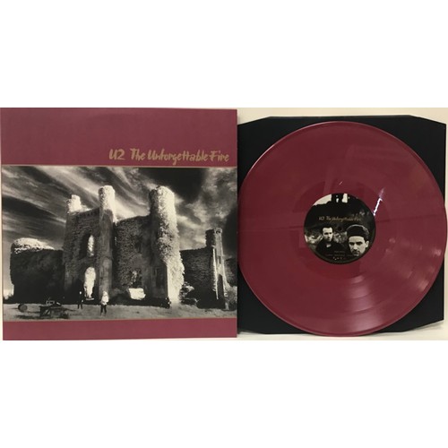 241 - U2 VINYL PURPLE COLOURED PRESS ‘THE UNFORGETTABLE FIRE’. Pressed here on 180 Gram Remastered Vinyl p... 