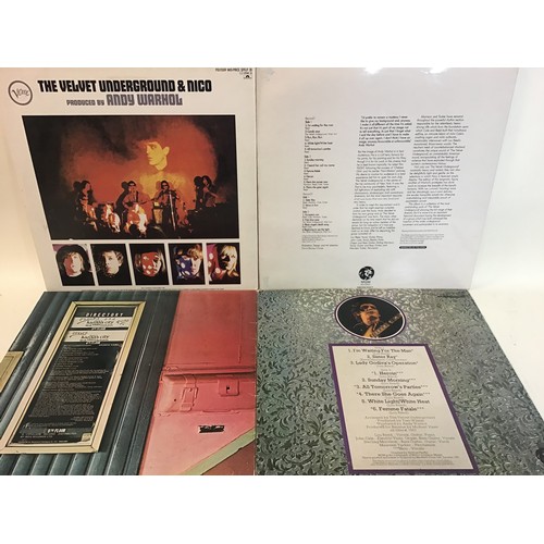 324 - THE VELVET UNDERGROUND VINYL LP RECORDS X 4. Titles here are as follows - Andy Warhol’s Velvet Under... 