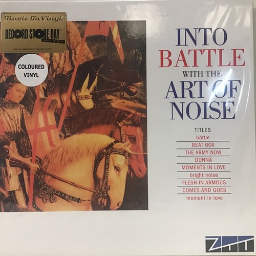 328 - ART OF NOISE ‘INTO BATTLE’ COLOURED VINYL ALBUM. This was released on ZTT Records in 2011 to coincid... 