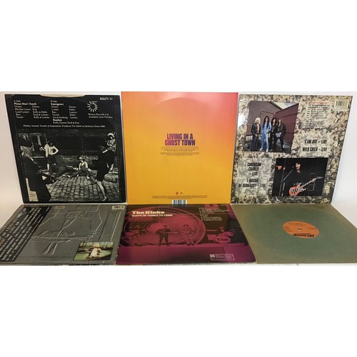 107 - SELECTION OF VARIOUS ROCK RELATED 10” VINYL RECORDS X 6. Artist’s here include - The Kinks - Rolling... 
