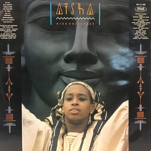 232 - AISHA - ‘HIGH PRIESTESS’  REGGAE/ROOTS VINYL ALBUM. Found here on Ariwa Records from 1987 ARI LP 029... 