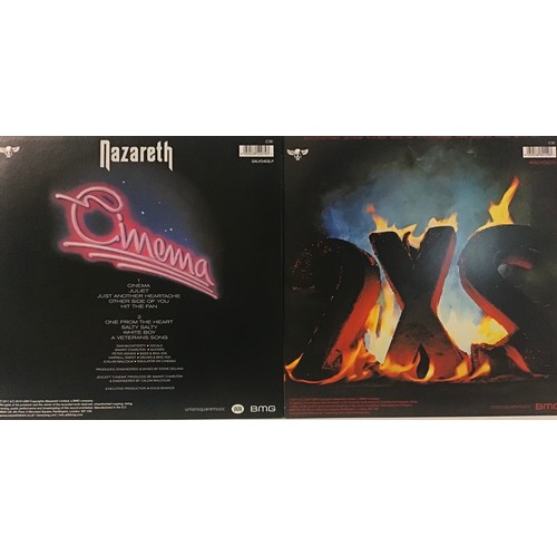 110 - NAZARETH COLOURED VINYL LP RECORDS X 2. These are new pressings entitled - Cinema and 2 X S. Remaste... 