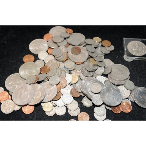 301 - A collection of GB and European coins to include a 1935 rocking horse crown