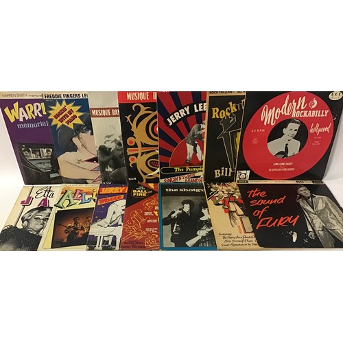106 - SELECTION OF ROCK AND ROLL 10” VINYL RECORDS. Artist’s to include - Jerry Lee Lewis - Billy Fury - S... 