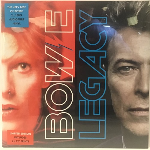 256 - DAVID BOWIE 'LEGACY THE VERY BEST OF' DOUBLE VINYL LP. Factory Sealed copy here on 2 x 180 gram audi... 