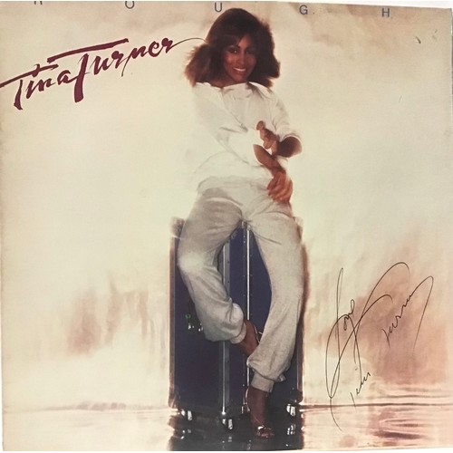 95 - TINA TURNER SIGNED VINYL ALBUM. This is an album entitled ‘Rough’ On UNITED ARTISTS UAG 30211 found ... 