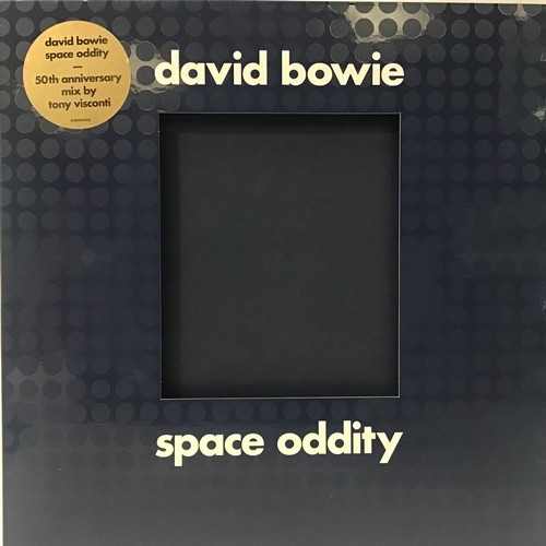 40 - DAVID BOWIE 'SPACE ODDITY' 50th ANNIVERSARY SILVER NUMBERED EDITION VINYL LP. ) Limited Numbered Sil... 