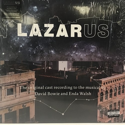 89 - 'LAZURUS' DAVID BOWIE MUSICAL TRIPLE LP RECORD.  Original New York Cast David Bowie & Enda Walsh fou... 