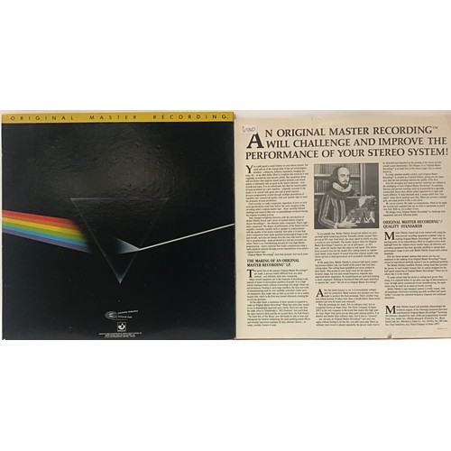 322 - PINK FLOYD 'DARK SIDE OF THE MOON' ORIGINAL 1ST MOBILE FIDELITY SOUND LAB HALF SPEED REMASTER VINYL ... 