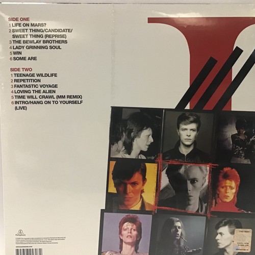 230 - DAVID BOWIE iSELECT RARE RED VINYL LP FROM THE ITALY V&A EXHIBITION. 'Is' is a hugely successful exh... 