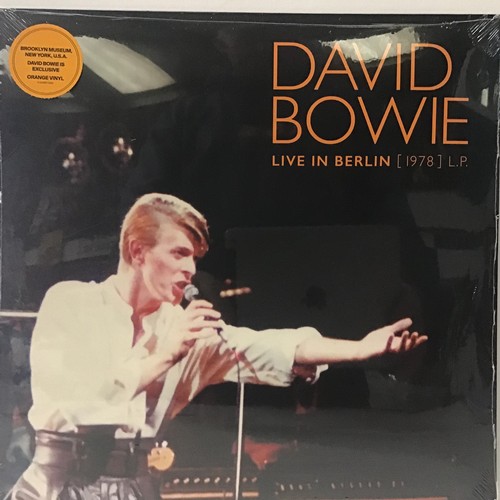 236 - DAVID BOWIE 'LIVE IN BERLIN' - EXCLUSIVE BROOKLYN NEW YORK MUSEUM ORANGE VINYL. Found here on Parlop... 