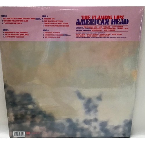 90 - FLAMING LIPS ‘AMERICAN HEAD’ DOUBLE VINYL ALBUM. 2 x LP’s on 180G Special Edition Tri-Colour Vinyl. ... 