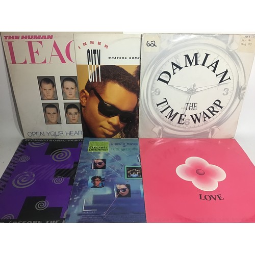 105 - LARGE BOX OF COMMERCIAL DANCE 12” SINGLES. Nice collection of vinyl’s here from artist’s to include ... 