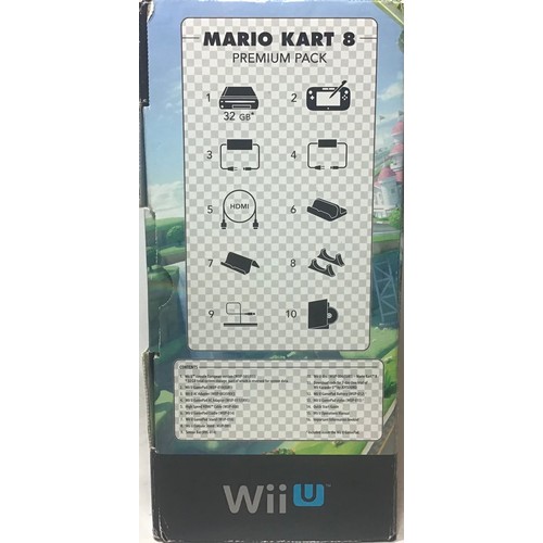446 - NINTENDO Wii U MARIO KART 8 CONSOLE. A lovely boxed premium pack of Nintendo’s Mario Kart 8 with 32g... 