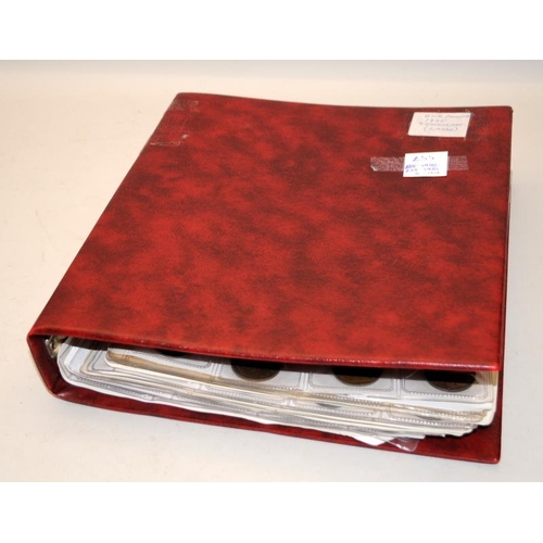 349 - Album containing a large quantity of GB pennies from 1935 onwards, also includes 1797 Cartwheel 2d, ... 