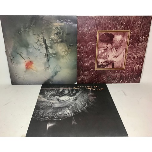 223 - COCTEAU TWINS VINYLS X 3. Here we find titles - Treasures - Sunburst & Snowblind and The Spangle Mak... 