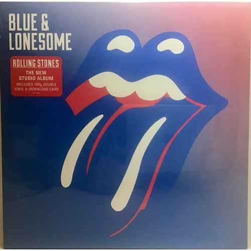 91 - ROLLING STONES - BLUE & LONESOME, DOUBLE VINYL ALBUM, BRAND NEW. This album is still factory sealed ... 