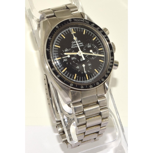 1 - Omega Speedmaster watch stainless steel and matching strap boxed