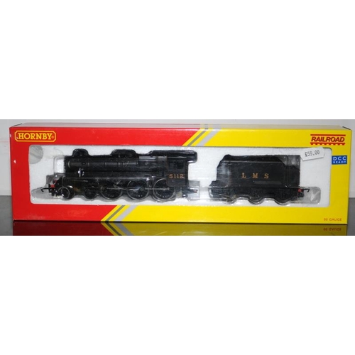 1052 - OO Gauge Hornby R2881 LMS Class S 5112 Locomotive. Boxed