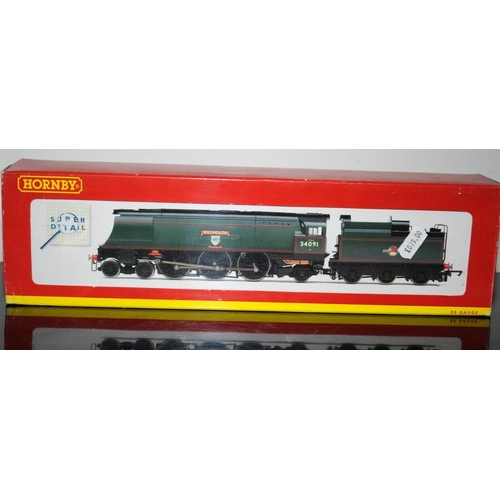 1053 - OO Gauge Hornby R2282 BR 4-6-2 West Country Class Weymouth. Boxed