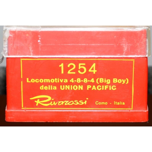 1080 - HO Gauge Rivarossi 4-8-8-4 Union Pacific Big Boy Steam Locomotive ref:1254. Boxed, box has storage w... 