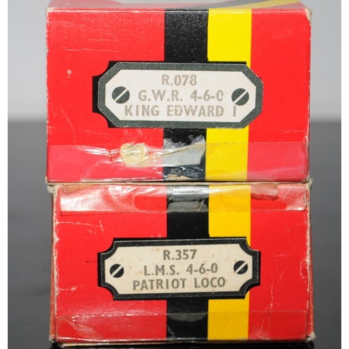 1089 - OO Gauge Hornby R357 LMS 4-6-0 Patriot Loco c/w R078 GWR 4-6-0 King Edward I Loco. Both boxed, boxes... 