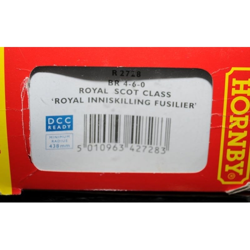 1123 - OO Gauge Hornby R2728 BR 4-6-0 Royal Scot Class Royal Inniskilling Fusilier. Boxed