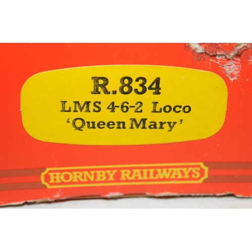 1125 - OO Gauge Hornby R834 LMS 4-6-2 Locomotive Queen Mary. Boxed