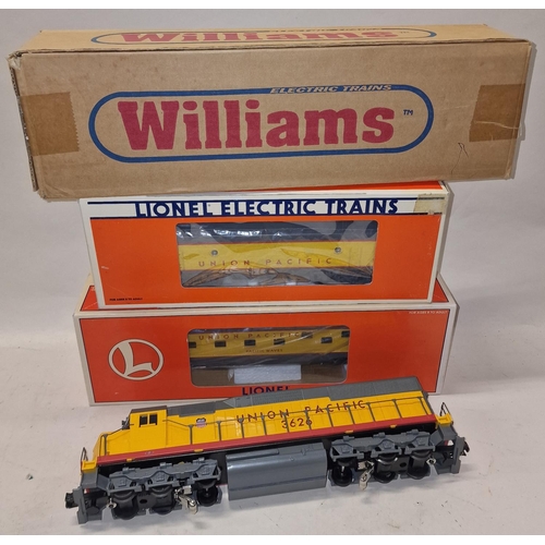 1008 - Williams by Bachmann O gauge Union Pacific 3626 locomotive together with Lionel Union Pacific Duplex... 