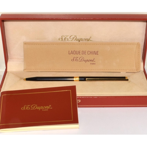 47 - S.J.Dupont Paris Laque De Chine boxed Ball Point Pen