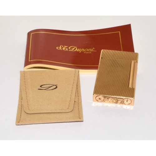 109 - S.J.Dupont Paris boxed ladies lighter with all corresponding paperwork and full registration marks o... 