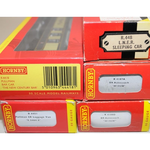 1142 - Hornby OO Gauge Rolling Stock, R4100D, R4187A, R4451, R4418 and R448. All boxed