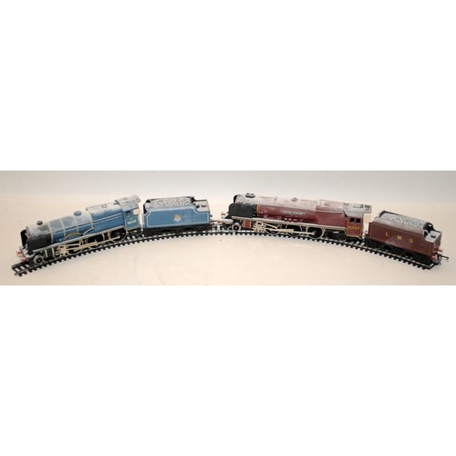 1223 - Wrenn OO Gauge Locomotives City of Liverpool 6247 and The Royal Air Force 46159 with tenders. Have b... 