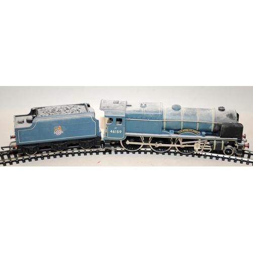 1223 - Wrenn OO Gauge Locomotives City of Liverpool 6247 and The Royal Air Force 46159 with tenders. Have b... 