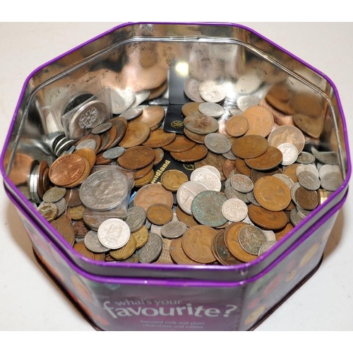 292 - Tub of vintage GB coins