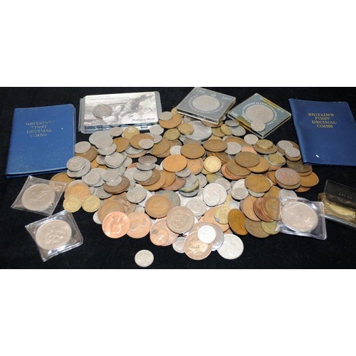 293 - Tub of vintage GB coins