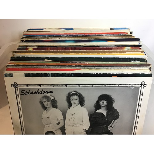 323 - BOX OF VARIOUS ROCK /POP & DANCE 12” RECORDS. To include disco and R & B tracks mainly from the 70’s... 