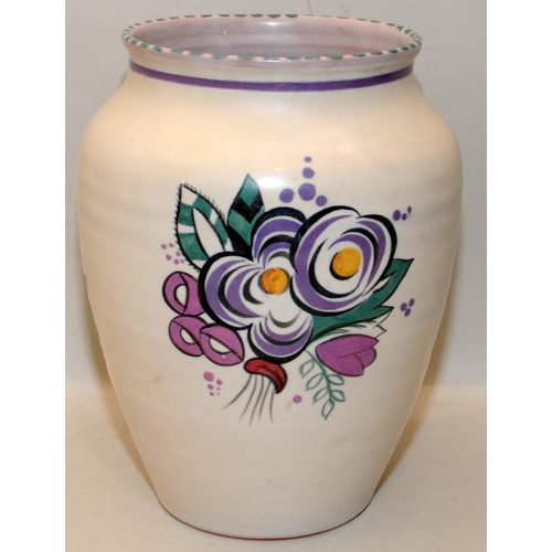 254 - Poole Pottery Carter Stabler Adams shape 213 HN pattern vase 9.25