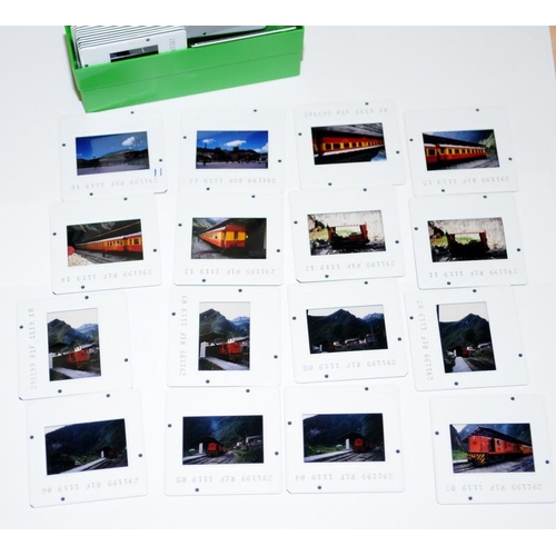 1224 - Very large collection of 35mm colour slides relating to South American railways. Lot includes many 1... 